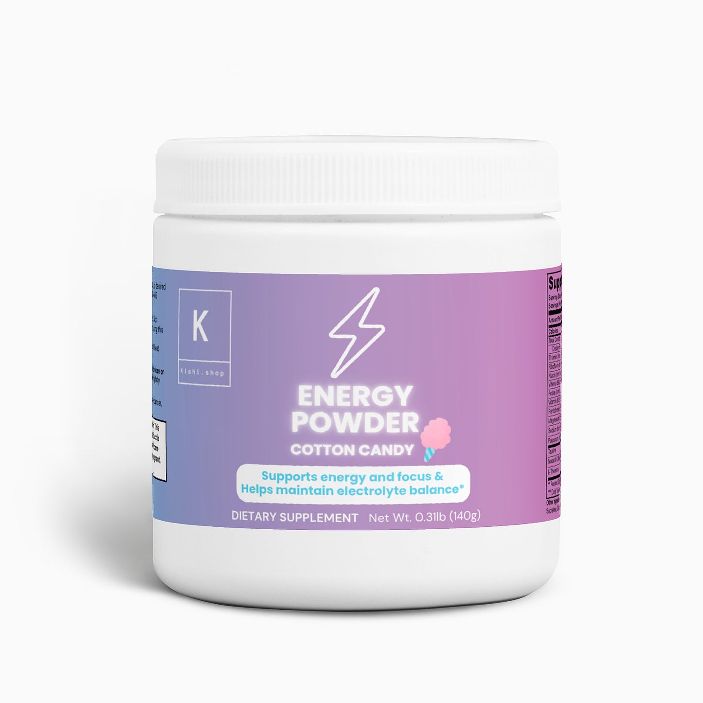 Energy Powder (Cotton Candy)